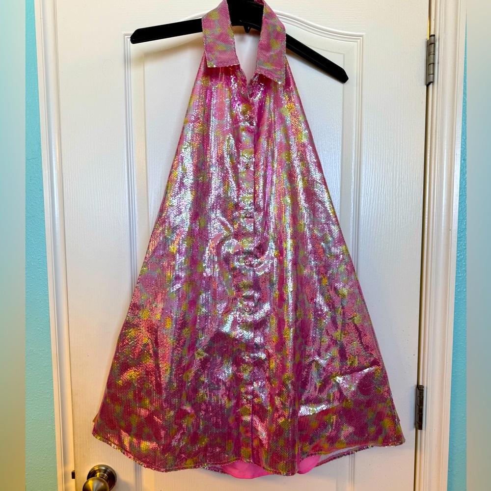 NWT Queen of Sparkles halter dress